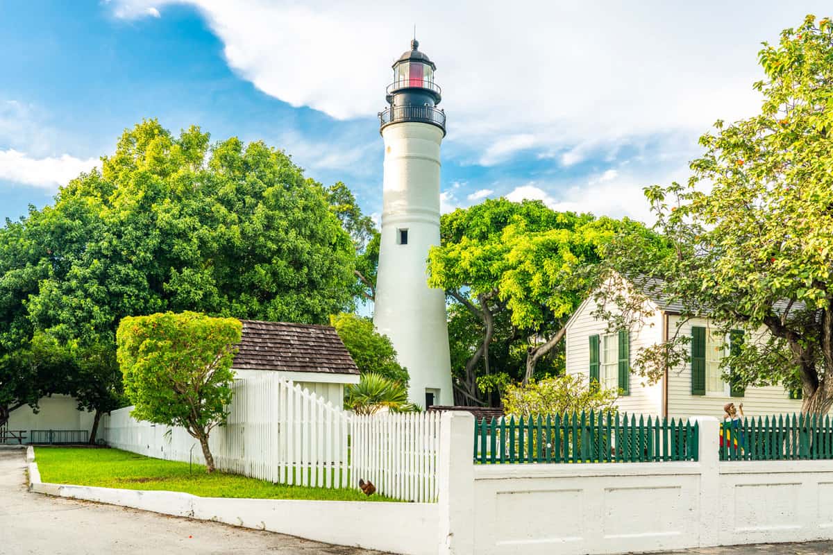 Key West old Lighthouse in Florida USA
