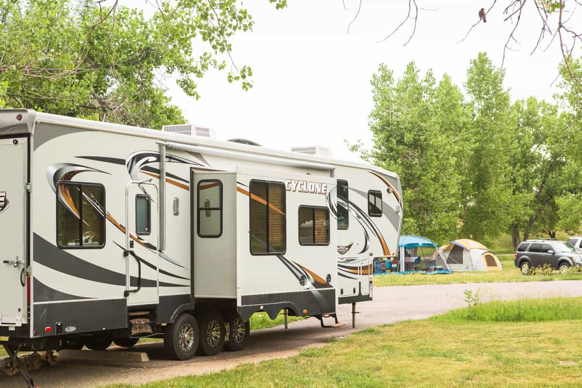 RV camping at bayview campground