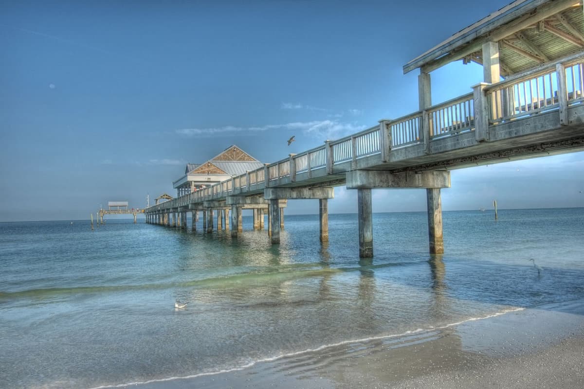 A Pier in clearwater beach, Florida