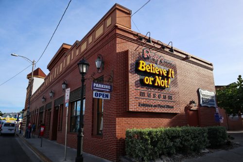 Ripley's Believe It Or Not Odditorium, a museum containing 550 bizarre and unusual exhibits