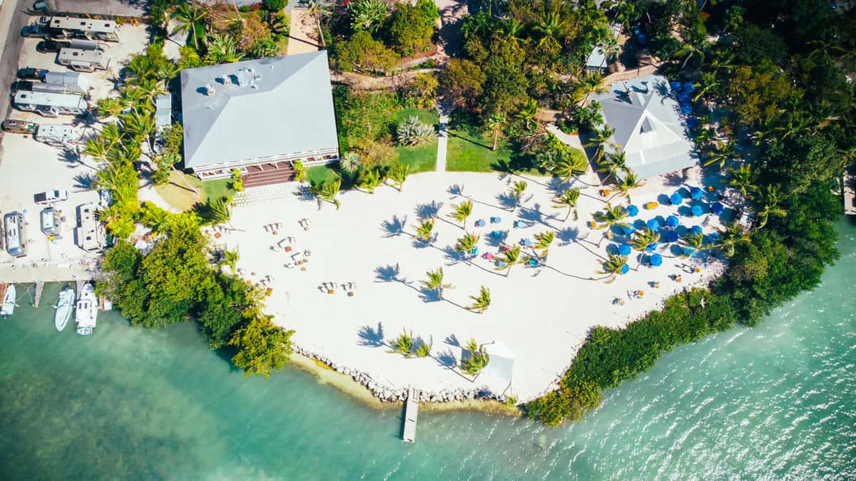 Aerial View of Key Largo