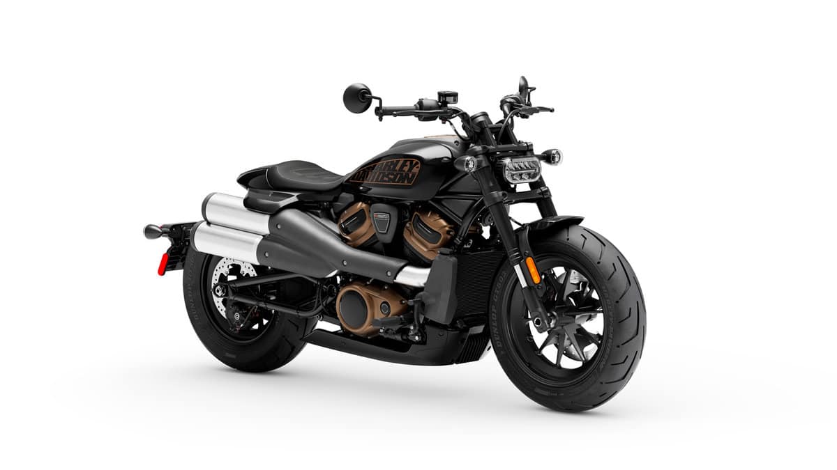  Harley DavidsonSportster Superbike On White Background