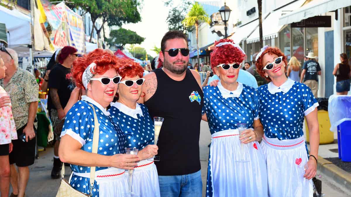  Locals and visitors alike enjoy Fantasy Fest on October in Key West, Fl