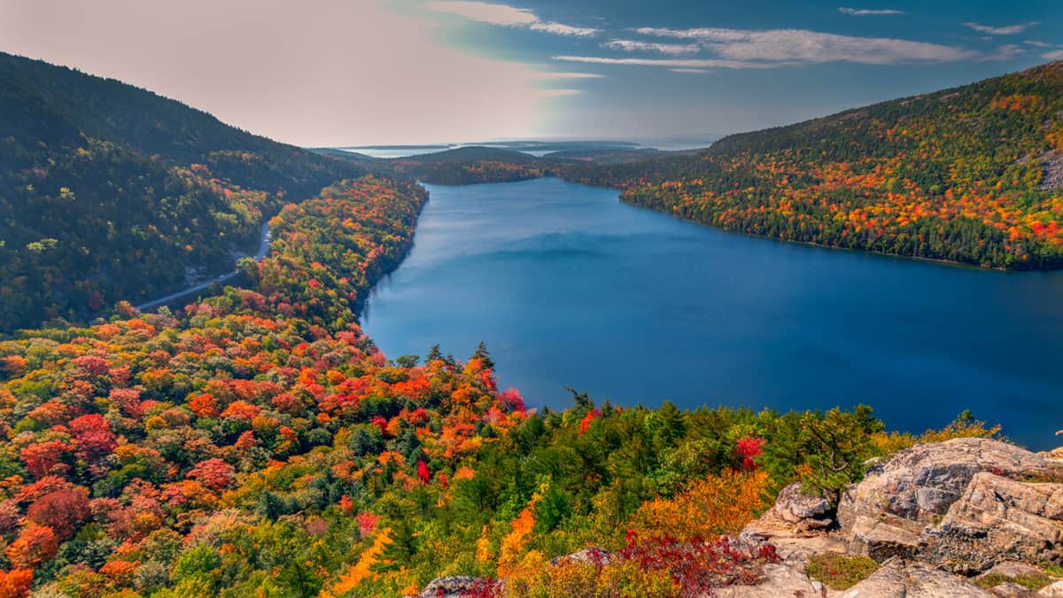 Autumn in Acadia National Park, Maine, USA