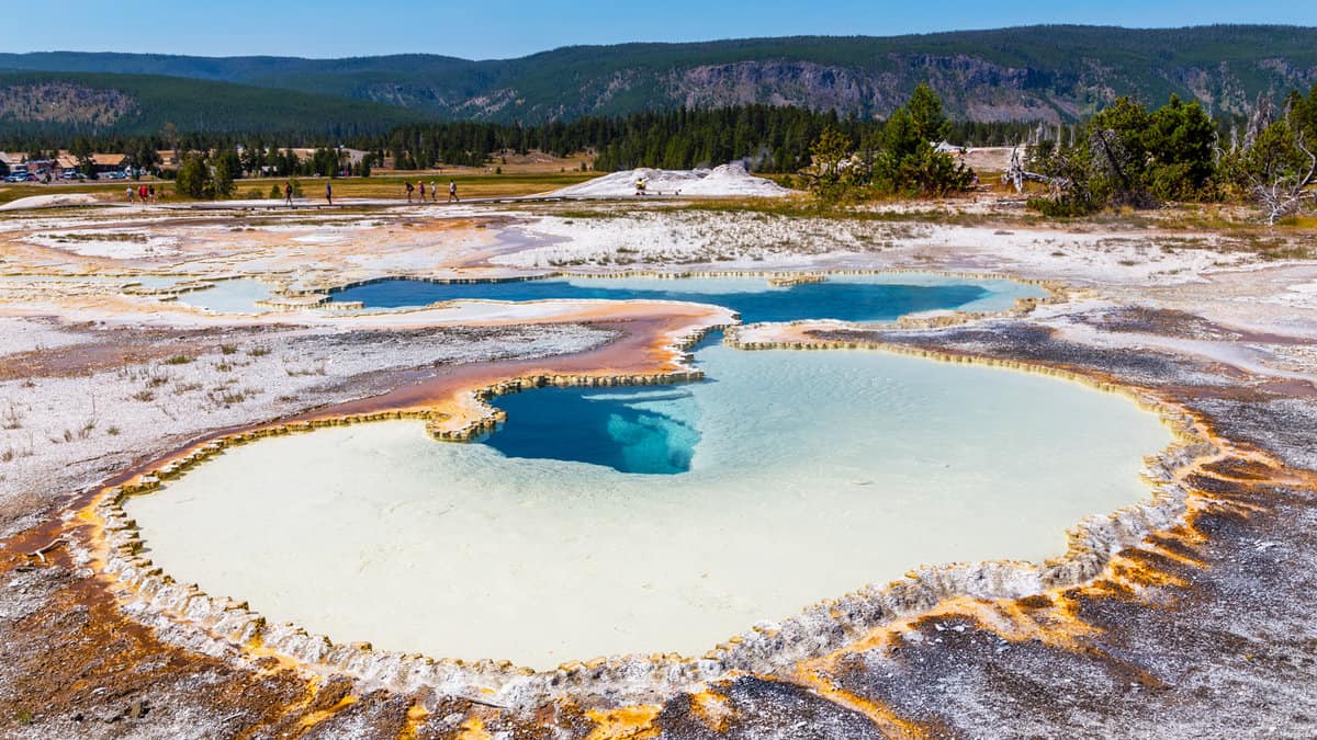 Doublet Pool at Yellowstone National Park