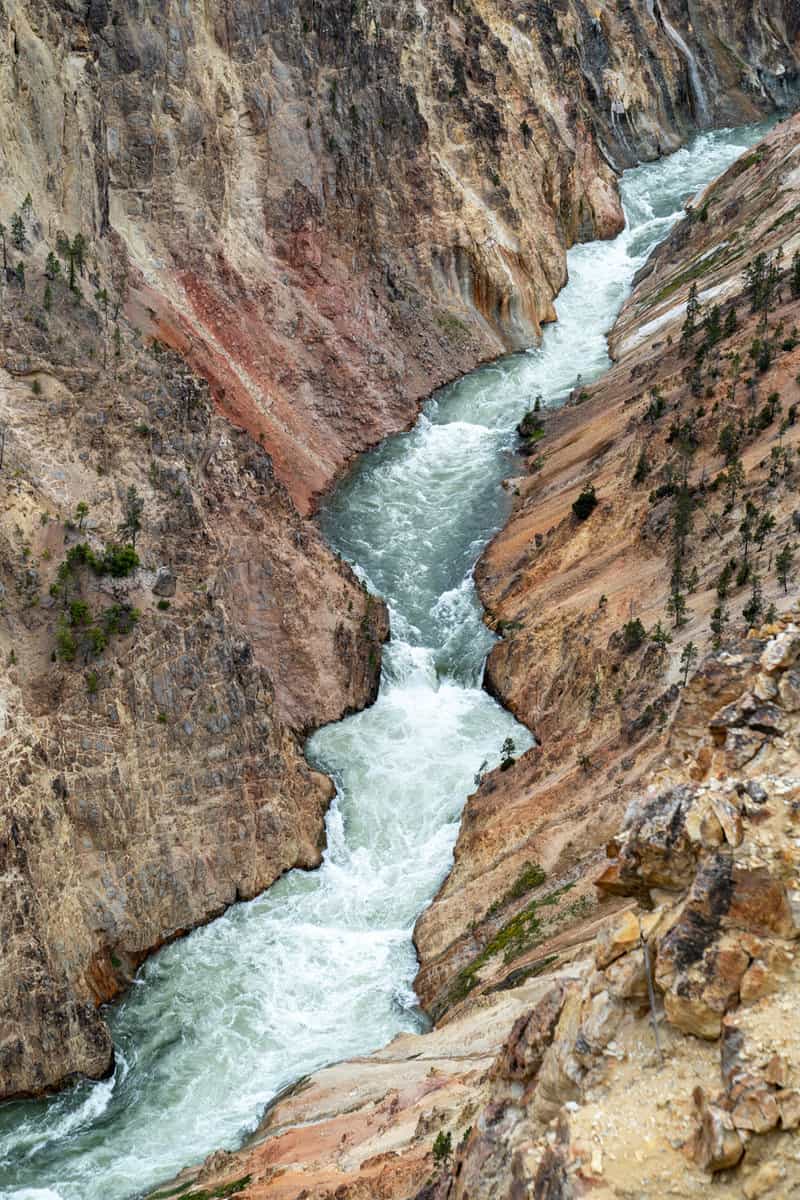 Yellowstone River at the Grand Canyon of the Yellowstone