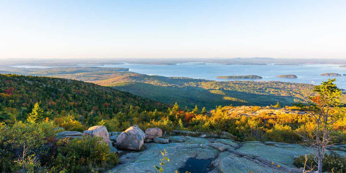 View from Cadillac Mountain, Acadia National Park Maine