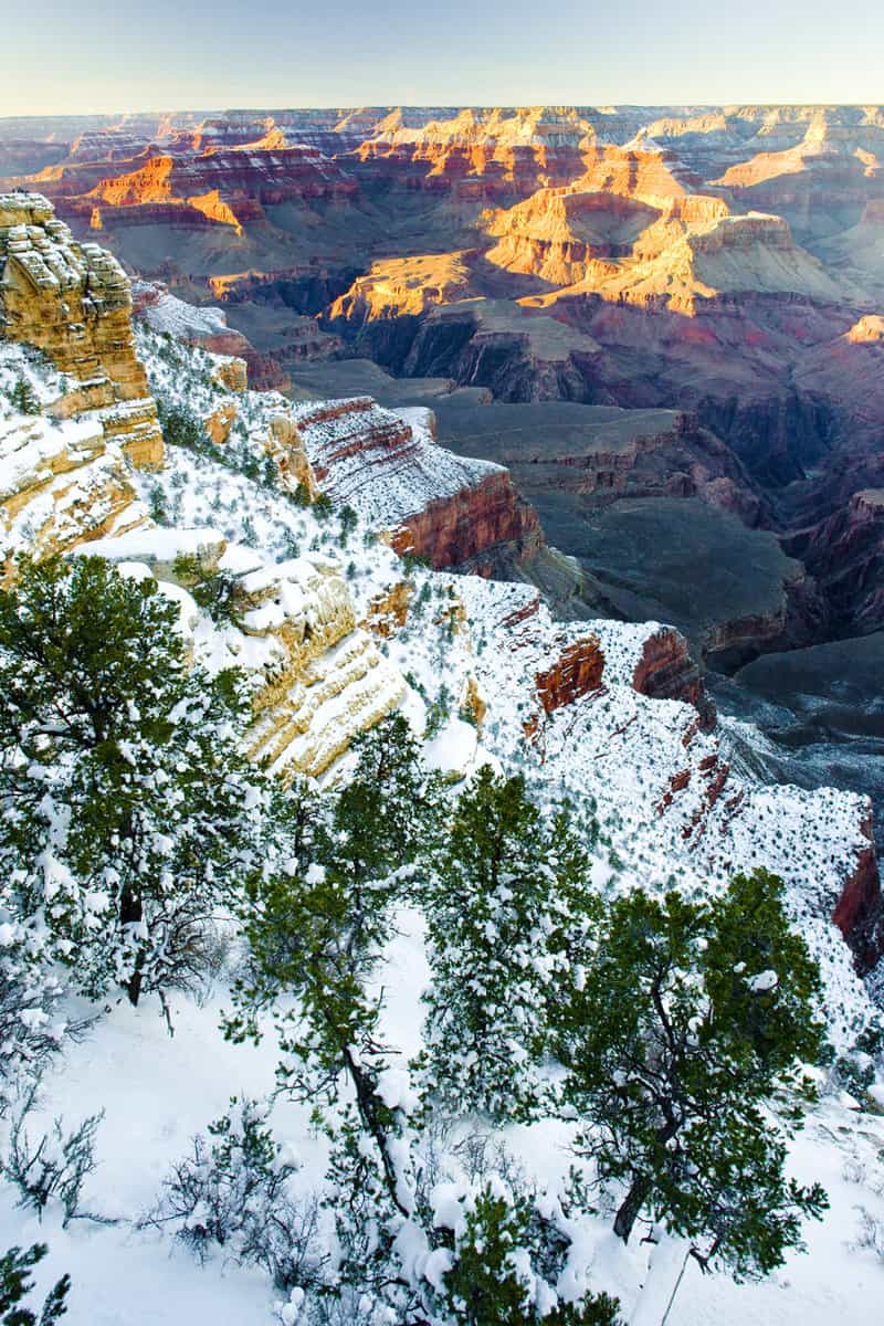 Grand Canyon National Park in winter, Arizona, USA
