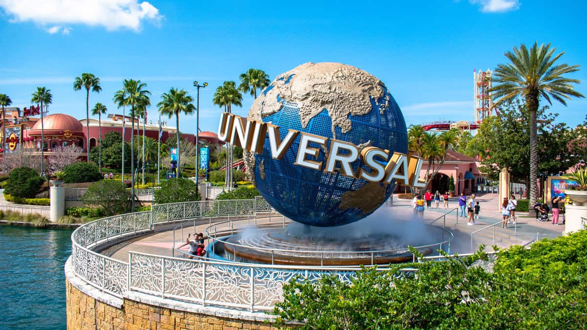 World sphere at Universal Studios.