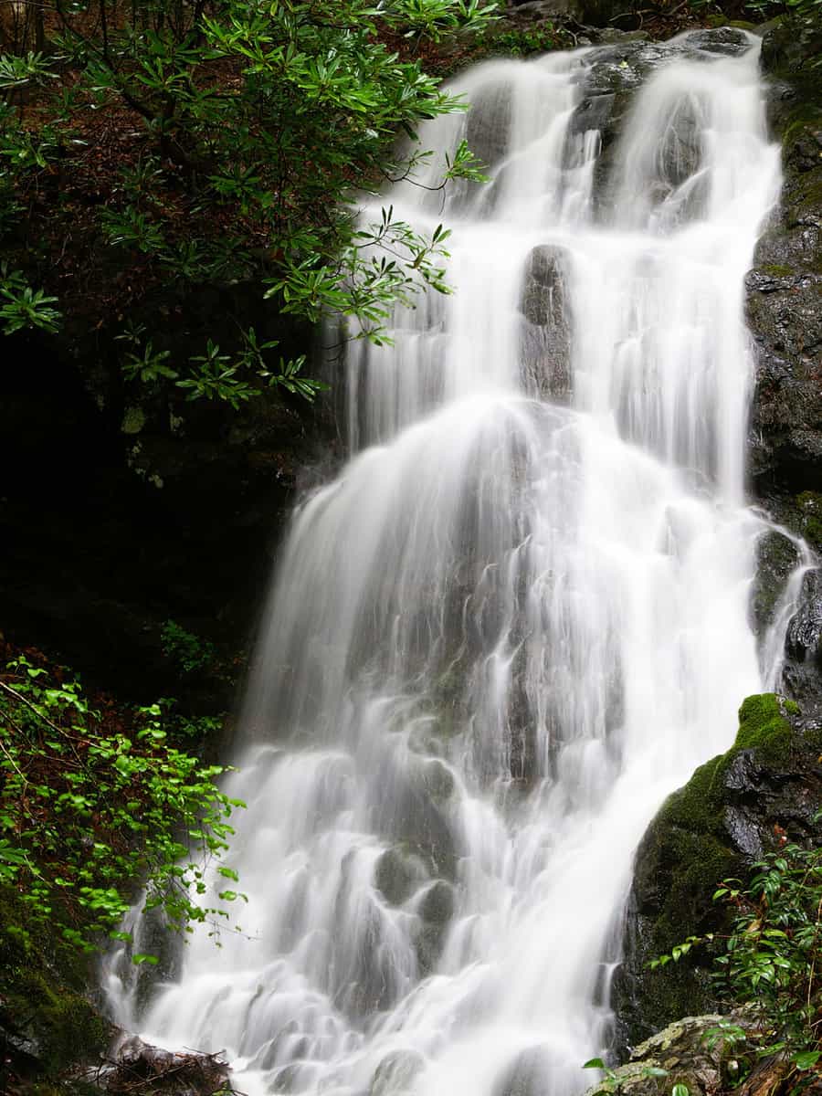 Cataract Falls in Great Smoky Mountains National Park Tennessee