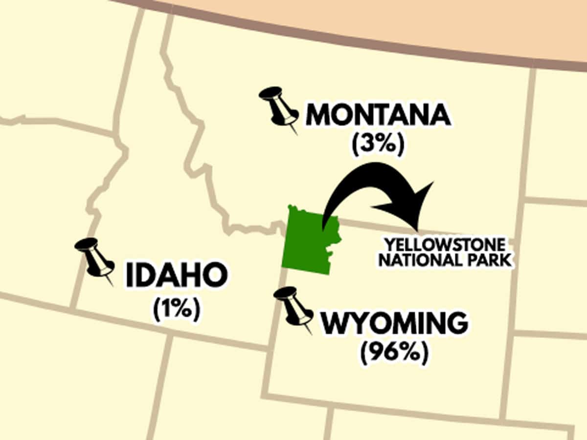 Montana, Wyoming and Idaho Yellowstone National Park