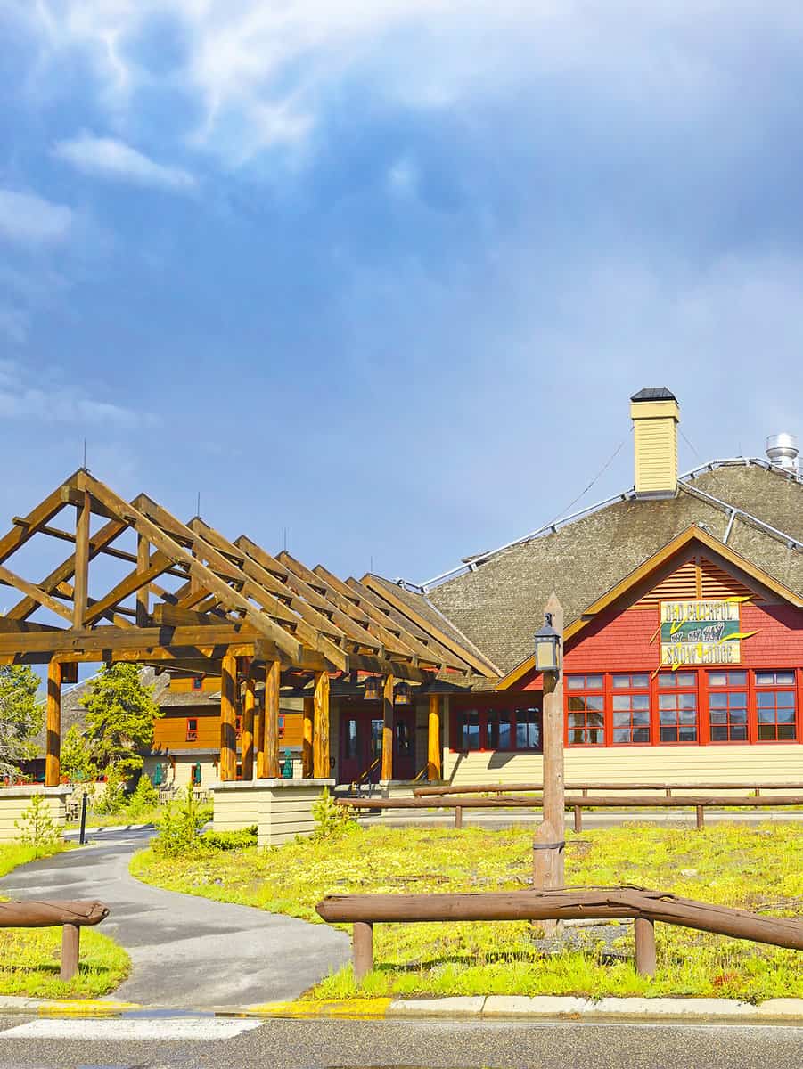 Old Faithful Snow Lodge, Upper Geyser Basin, Scenic Landscapes of Geothermal activity of Yellowstone National Park, UNESCO World Heritage Site