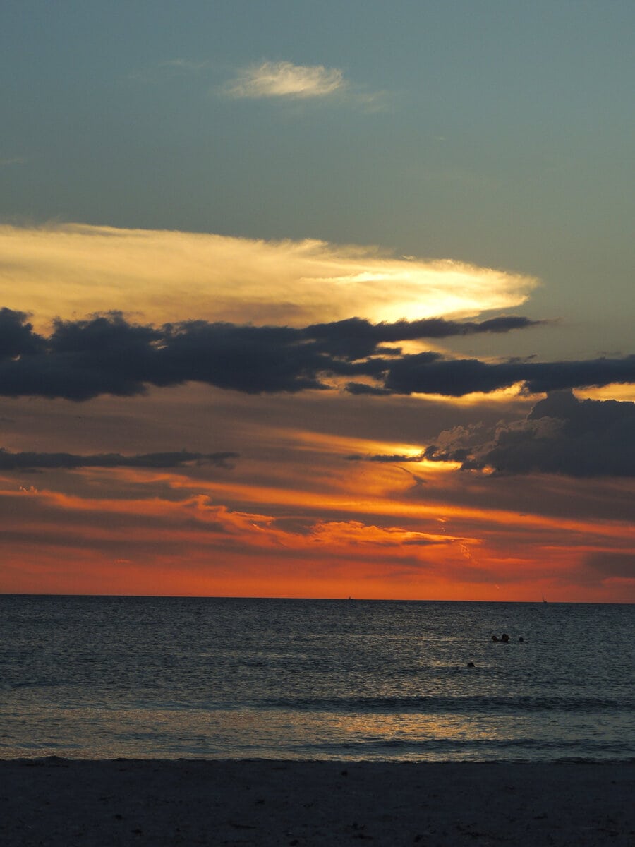 Sunset at Pass-a-Grille Beach, Florida