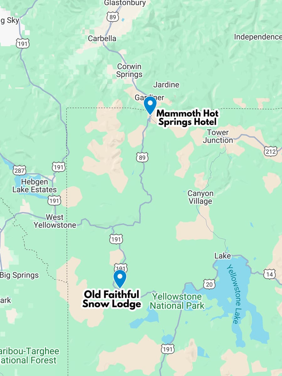 The Only 2 Lodges Open Within Yellowstone This Winter