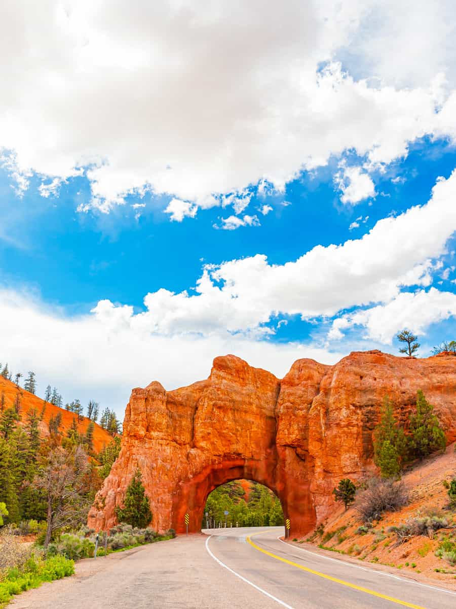 Natural stone arch in Red Canyon, Dixie National Forest, Utah, United States