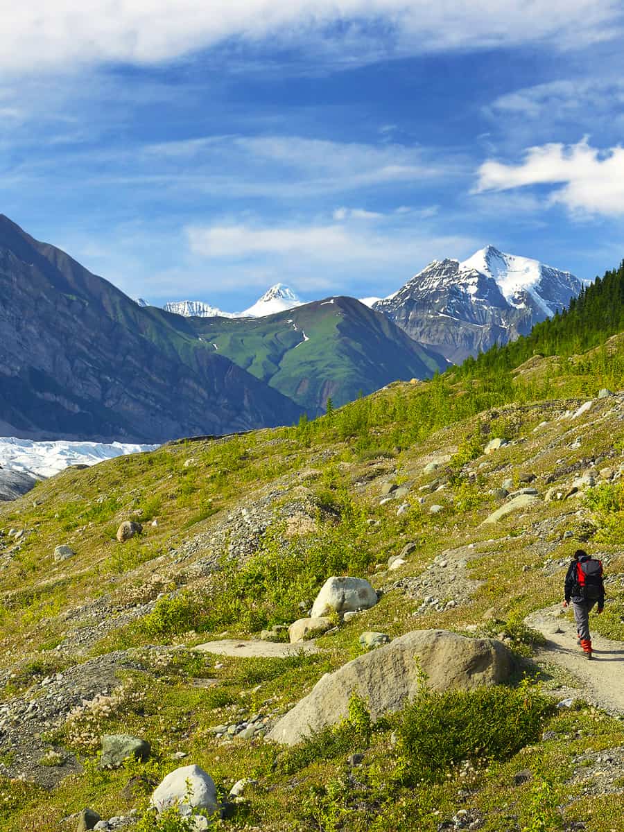Root Glacier Trail, Wrangell-St.Elias Elias National Park, Alaska, UNESCO World Heritage Site