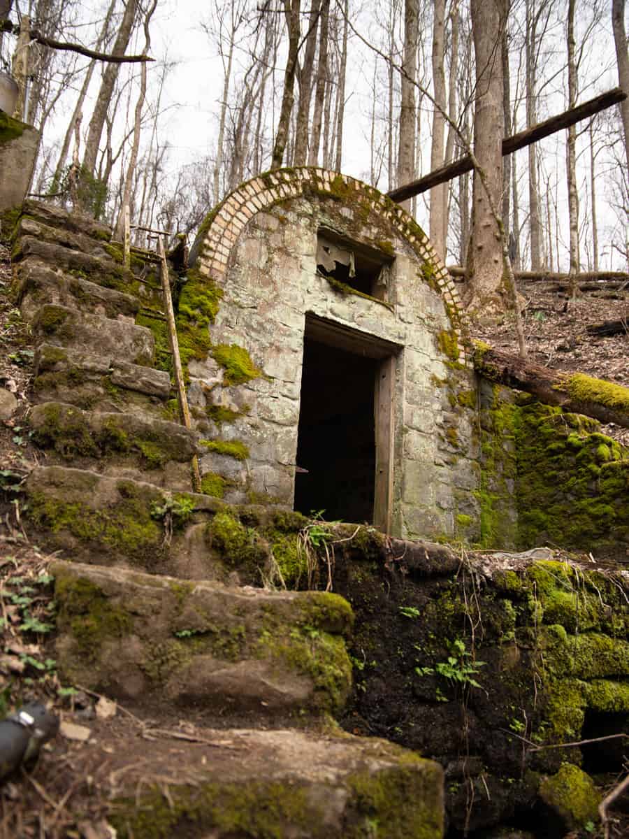 The Fairy House hidden in the Great Smoky Mountains National Park.