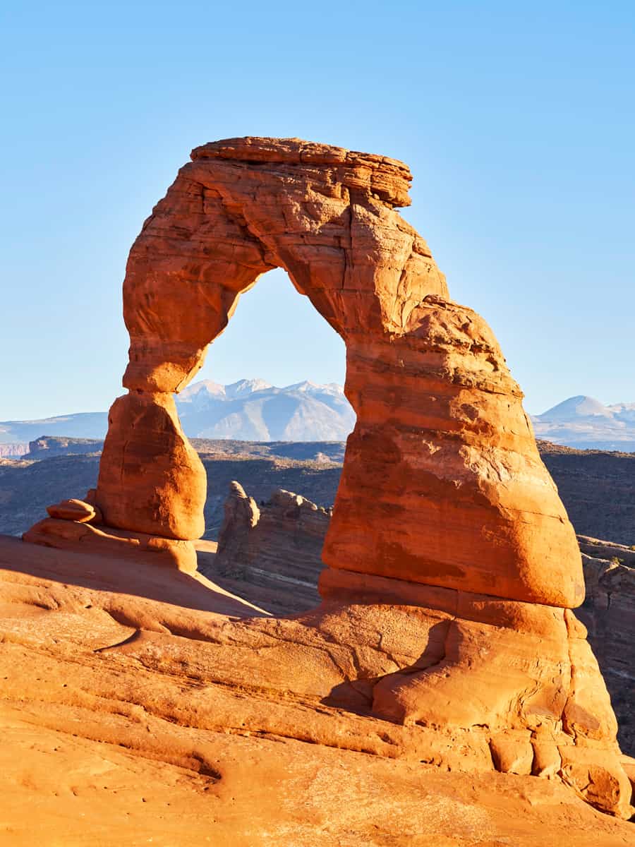 The delicate arch in Arches national park