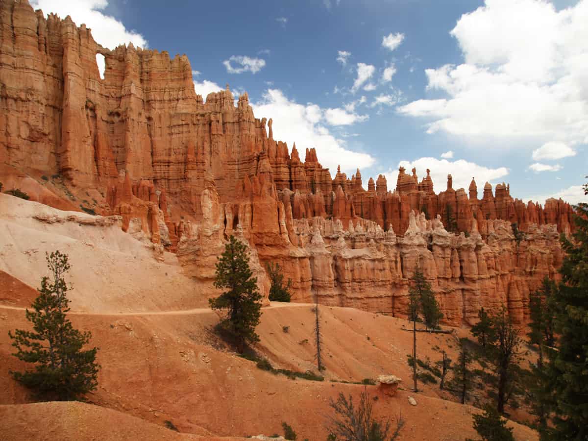 View from Peak-A-Boo Loop Trail in Bryce Canyon National Park, Utah