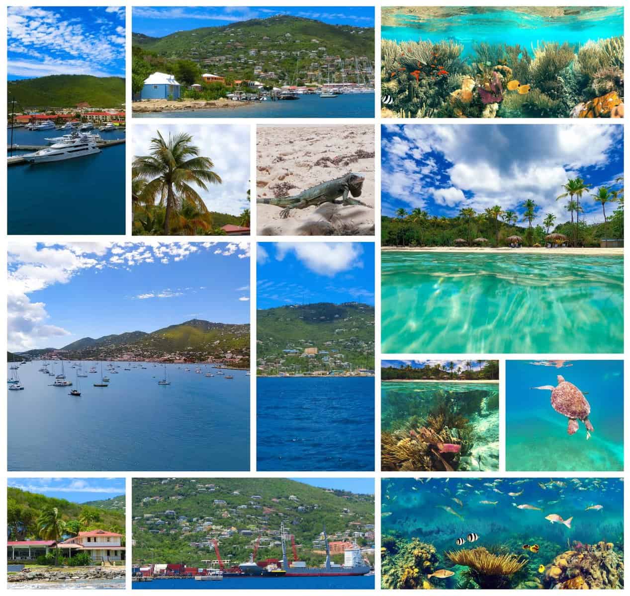 Virgin Islands collage