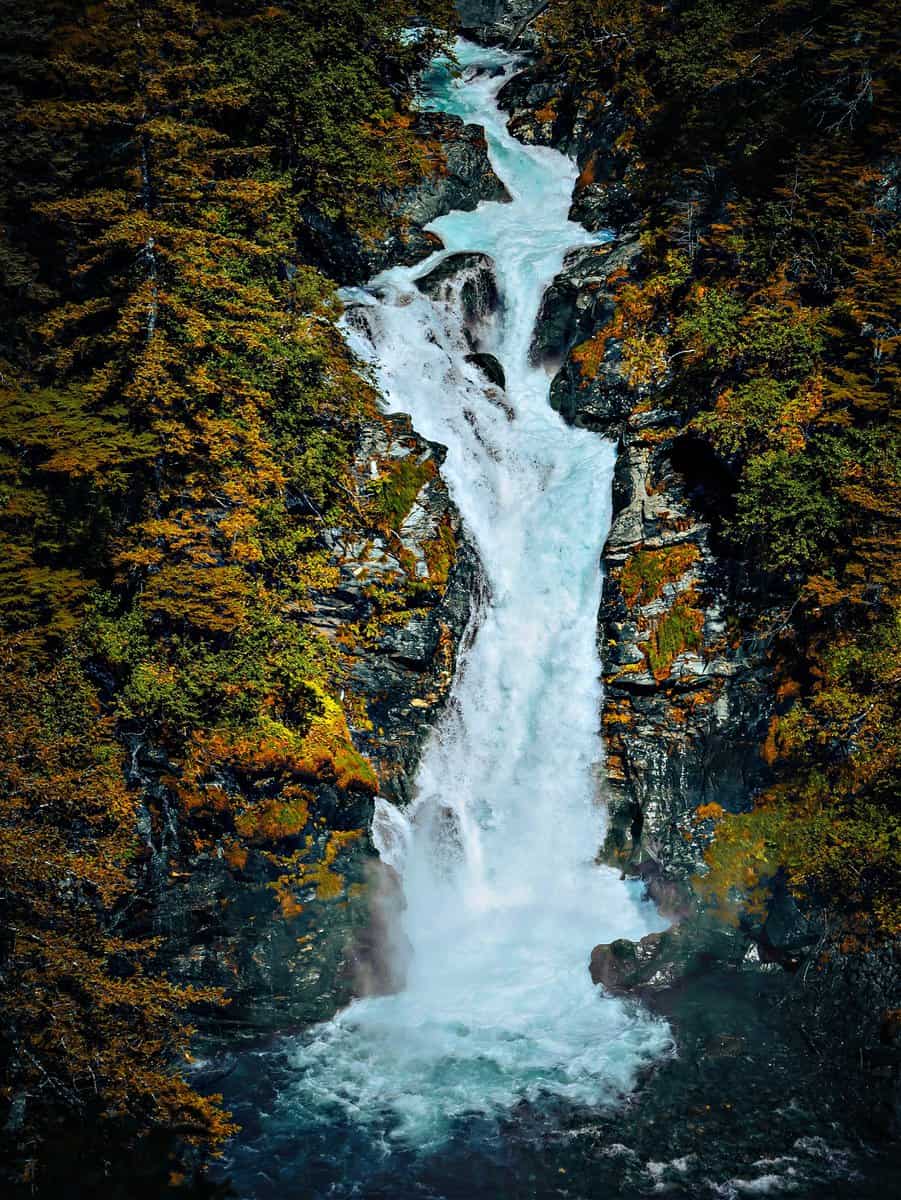 Ebner falls at Perseverance trail in Juneau, Alaska