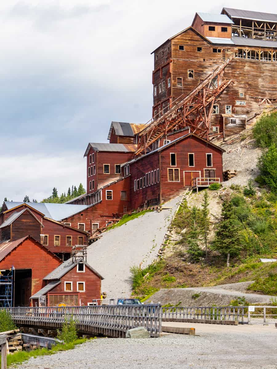 Kennicott Mine in McCarthy Alaska is an abandoned copper mine and UNESCO world heritage site