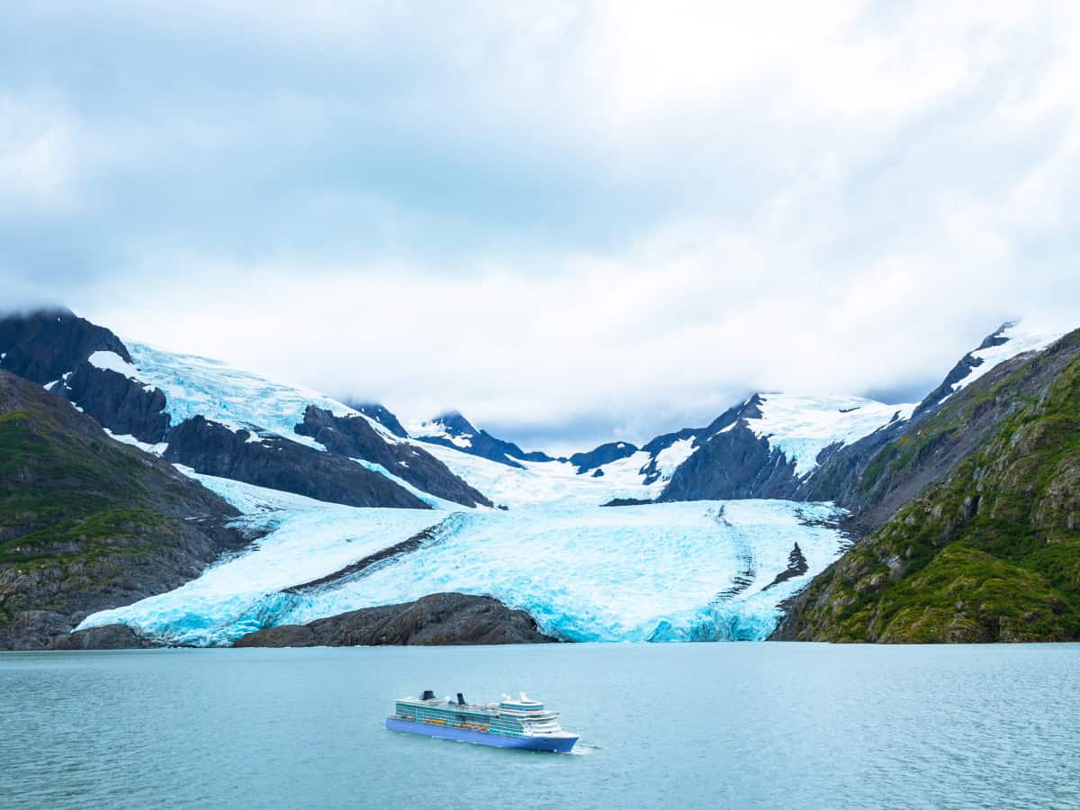Portage Glacier in Anchorage, Alaska