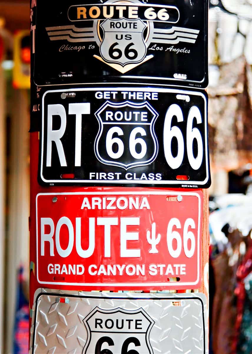 Route 66 plate