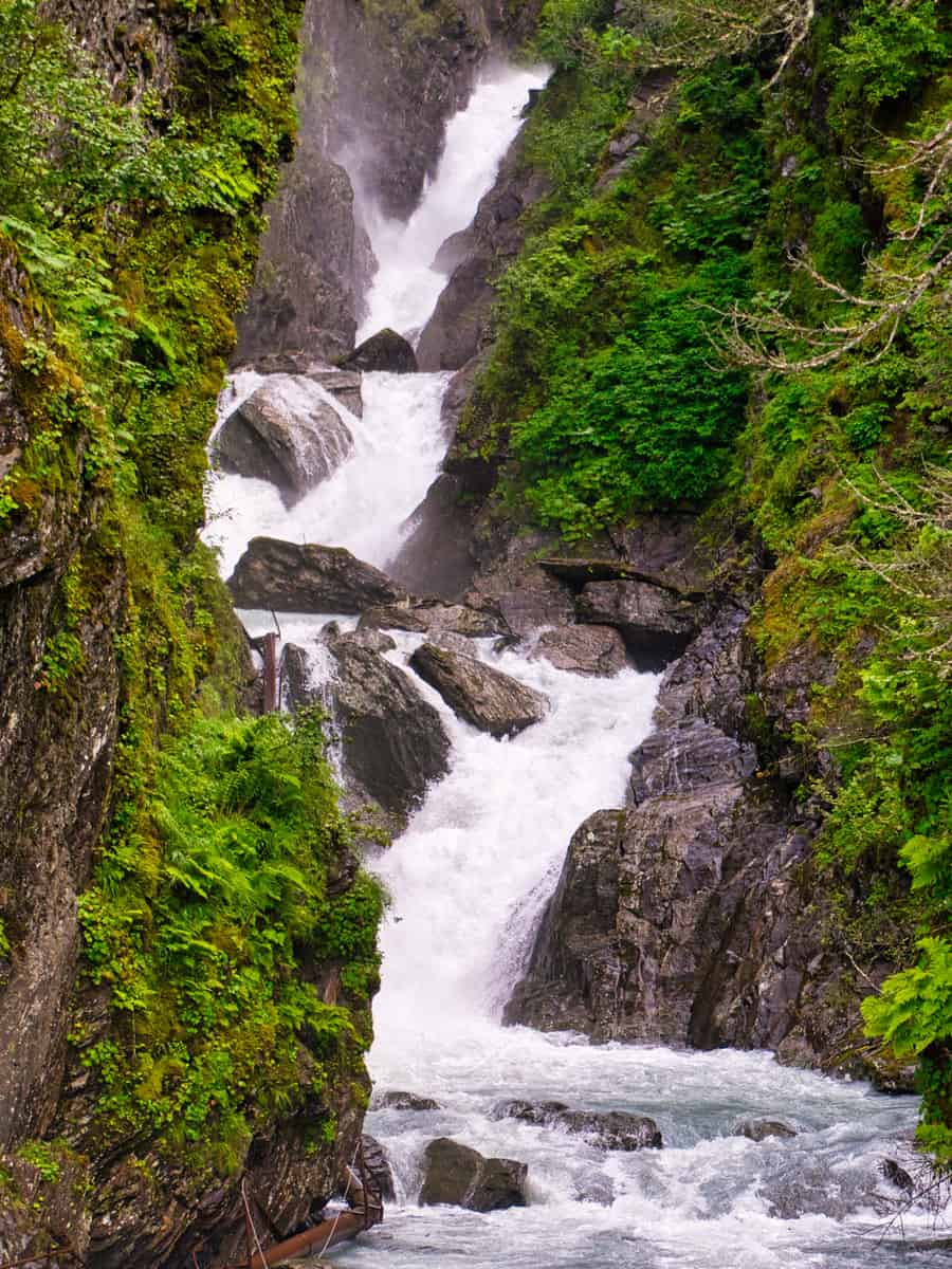 Solomon Gulch Waterfall, Valdez, Alaska