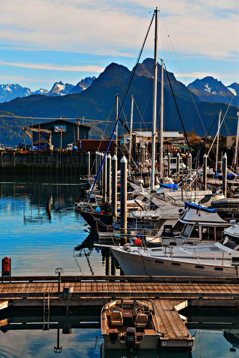 Valdez is not only the southern terminus of the trans-Alaska pipeline, it is also very popular tourist destination surrounded by the wild Prince William Sound and gorgeous coastal mountains.