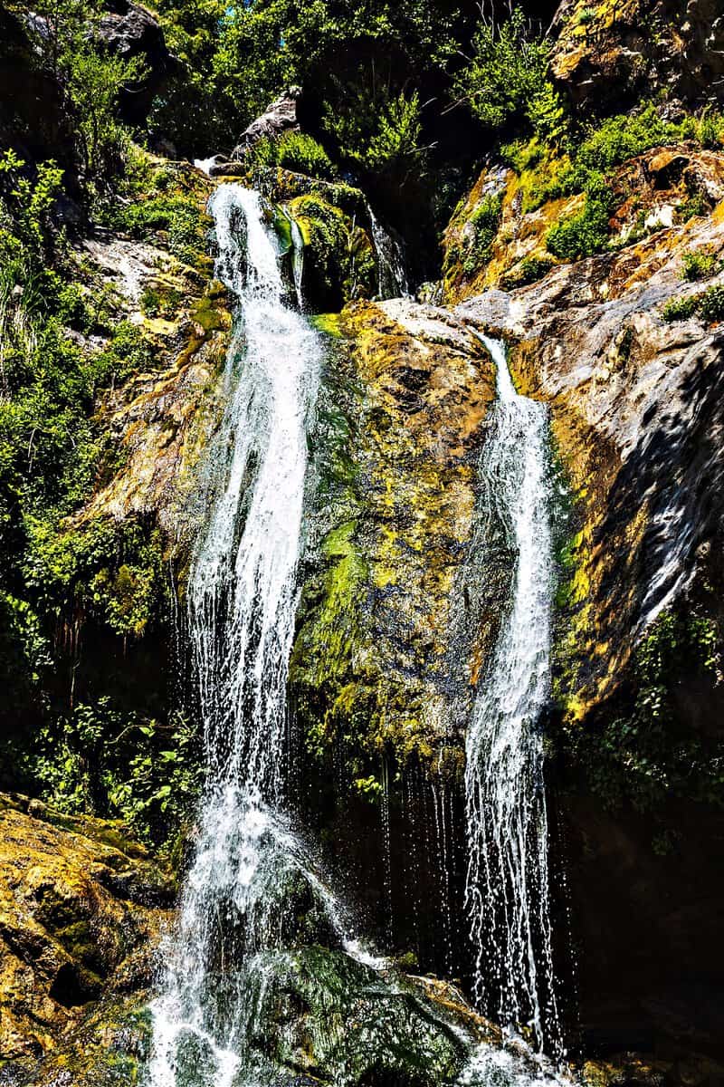 A wonderful Salmon Creek Falls in Big Sur, California