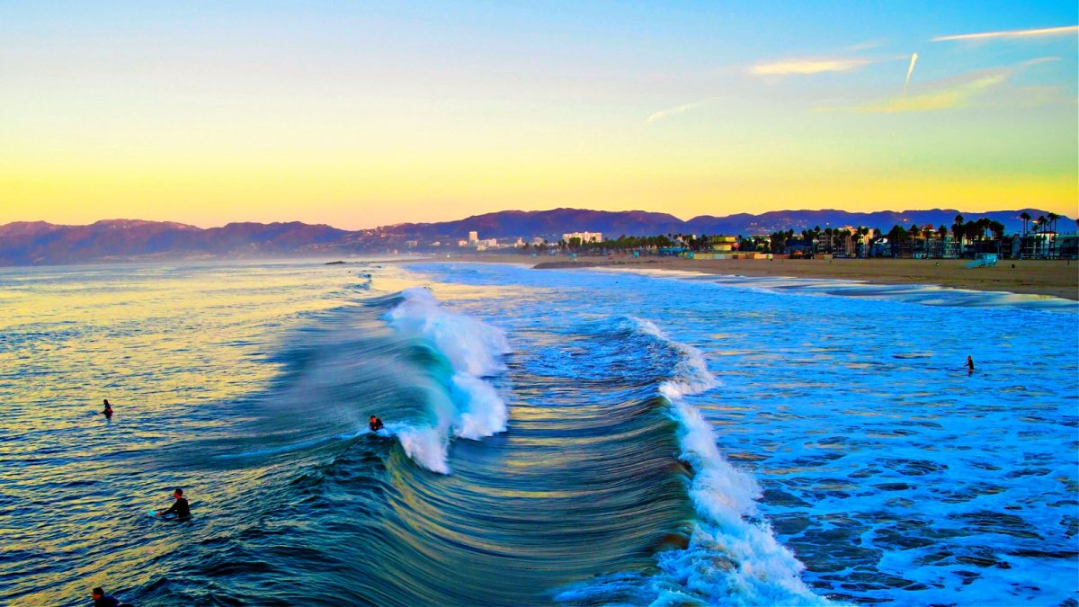 Sunrise at Venice Beach, CA