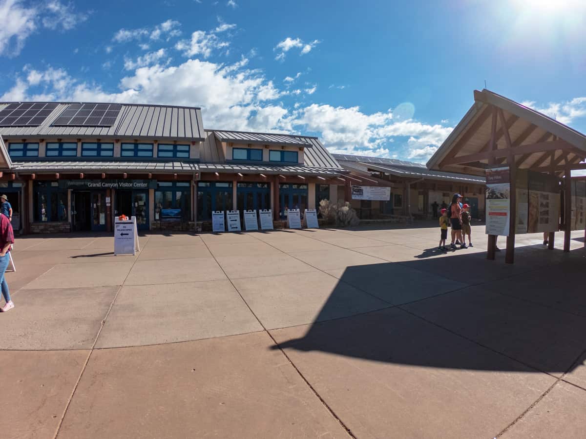 The Grand Canyon Visitor Center and Imax Theatre. Located on the South Rim of the Grand Canyon.