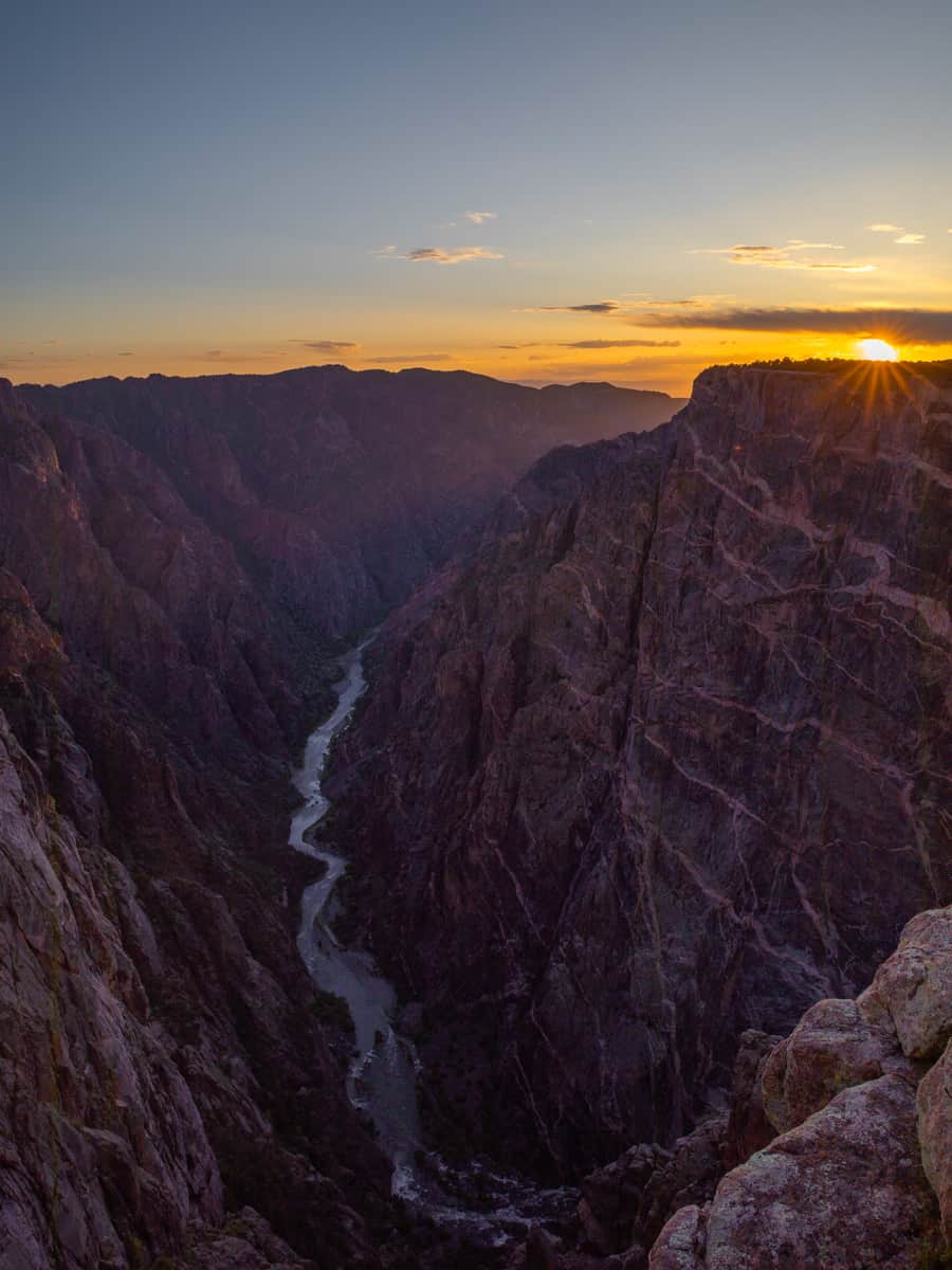 Views from Black Canyon of the Gunnison National Park
