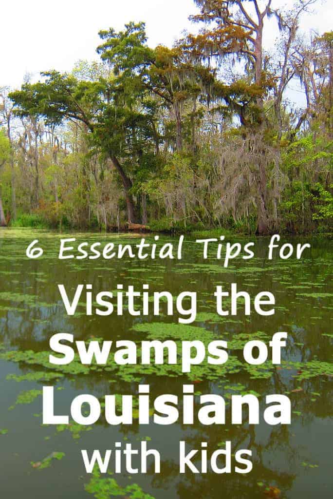 Visiting the swamps of Louisiana with Kids